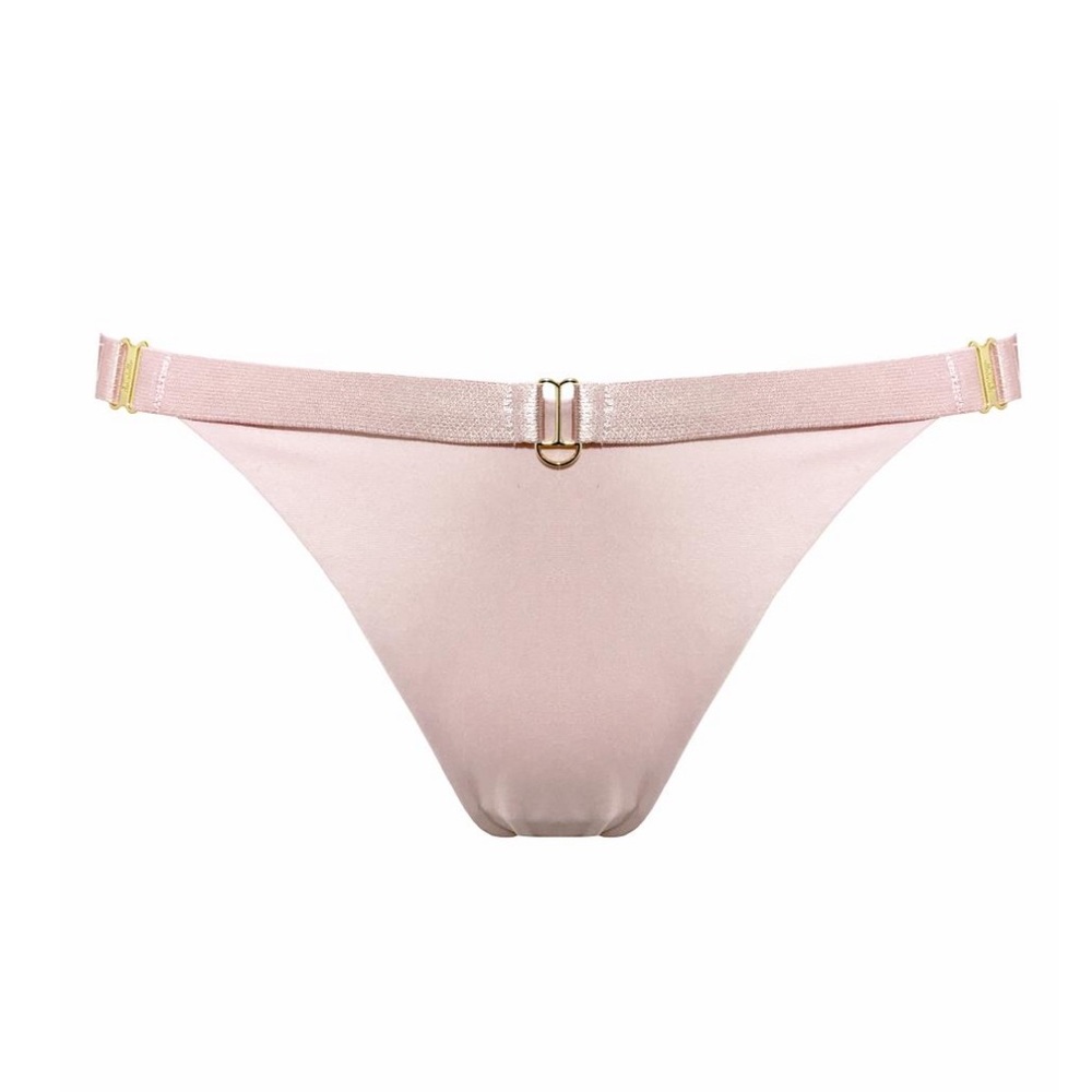 NWT Bordelle Allegra Strap Thong in Rose